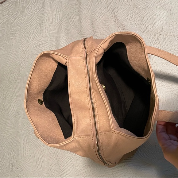 Mauve/blush pink shoulder bag - Picture 6 of 6